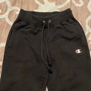 Champion Joggers with Pockets Size Small Black